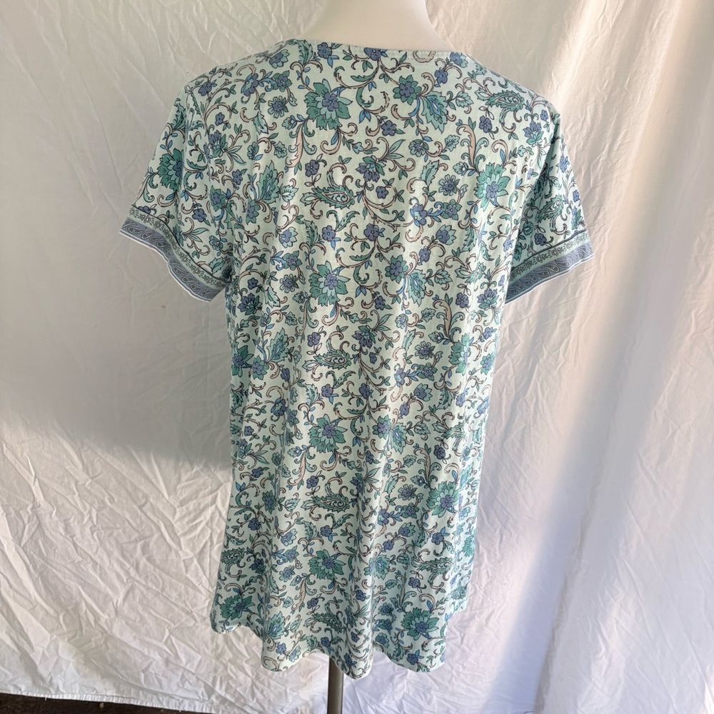 PureJill Pima Cotton Shirt Medium size - Picture 2 of 3